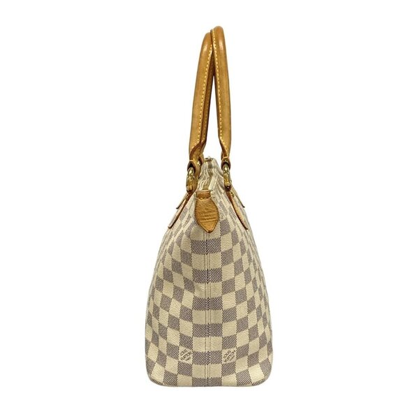 Auth LOUIS VUITTON Saleya PM N51186 Azur Damier - VI0076 Handbag Damier Canvas - Picture 5 of 14